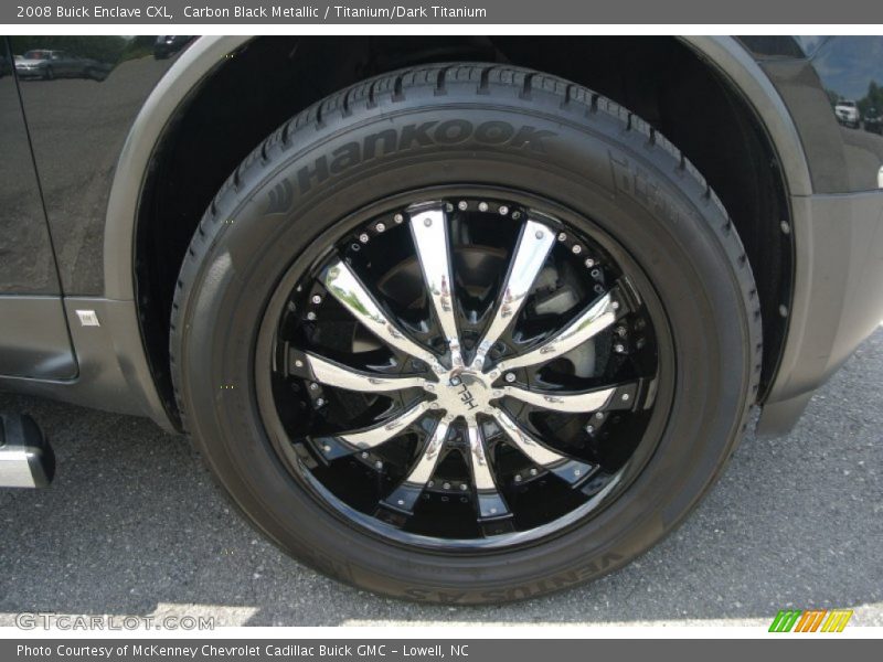Carbon Black Metallic / Titanium/Dark Titanium 2008 Buick Enclave CXL