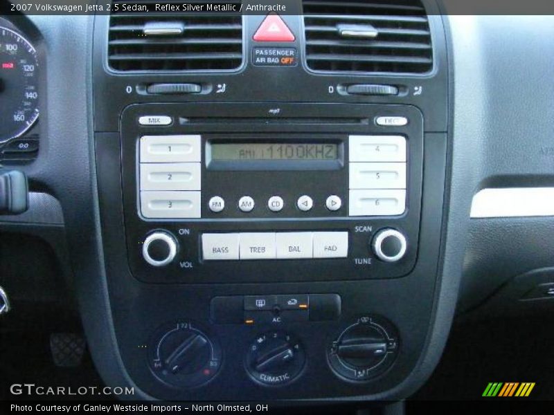 Reflex Silver Metallic / Anthracite 2007 Volkswagen Jetta 2.5 Sedan