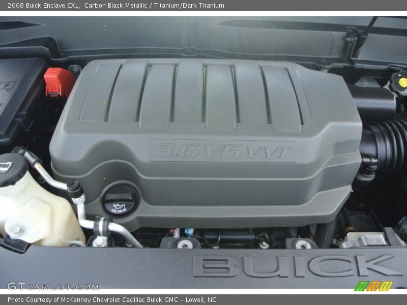 Carbon Black Metallic / Titanium/Dark Titanium 2008 Buick Enclave CXL