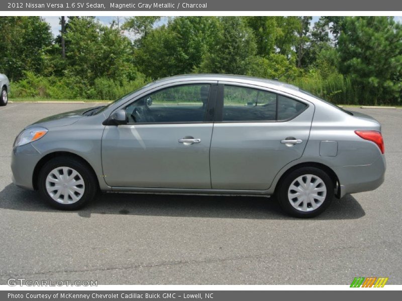 Magnetic Gray Metallic / Charcoal 2012 Nissan Versa 1.6 SV Sedan