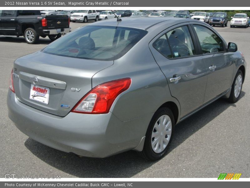 Magnetic Gray Metallic / Charcoal 2012 Nissan Versa 1.6 SV Sedan