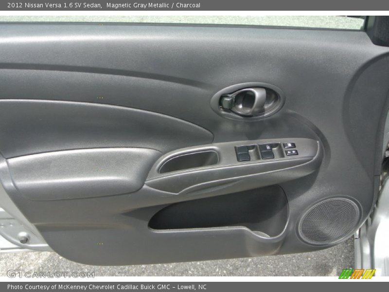 Magnetic Gray Metallic / Charcoal 2012 Nissan Versa 1.6 SV Sedan