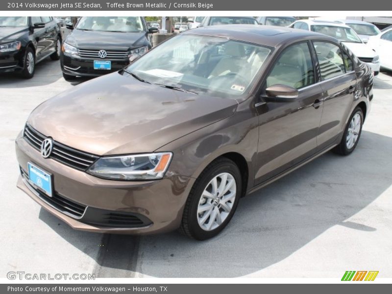 Toffee Brown Metallic / Cornsilk Beige 2014 Volkswagen Jetta SE Sedan