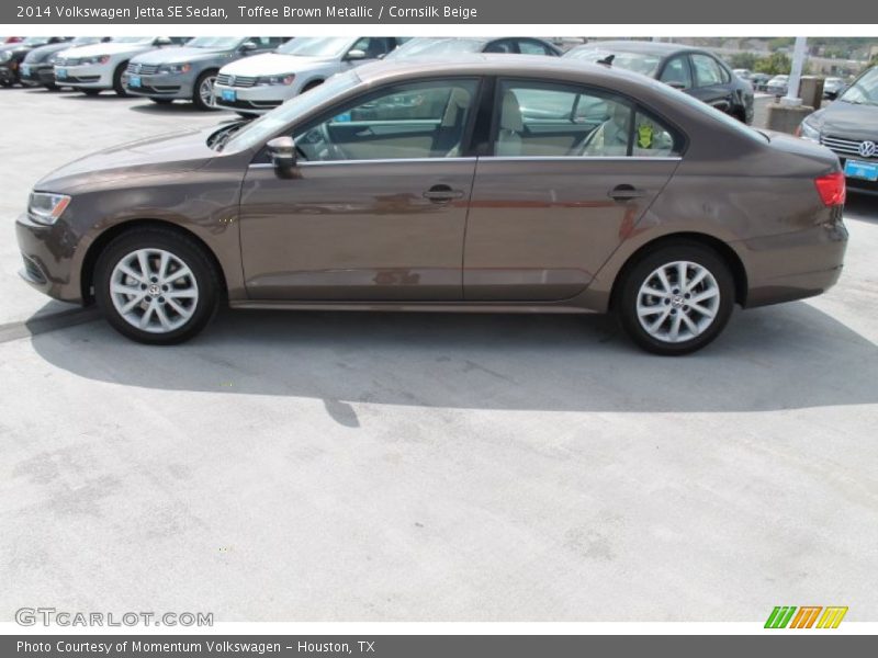 Toffee Brown Metallic / Cornsilk Beige 2014 Volkswagen Jetta SE Sedan