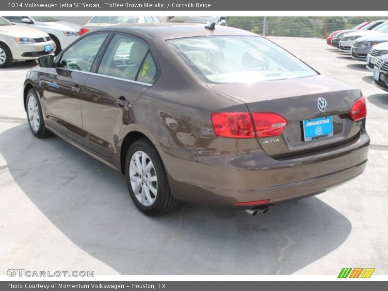 Toffee Brown Metallic / Cornsilk Beige 2014 Volkswagen Jetta SE Sedan