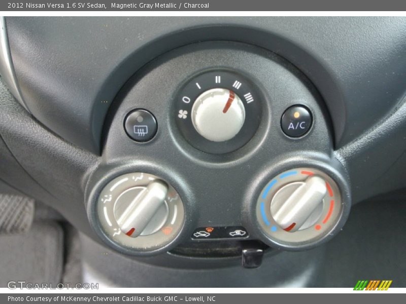 Magnetic Gray Metallic / Charcoal 2012 Nissan Versa 1.6 SV Sedan