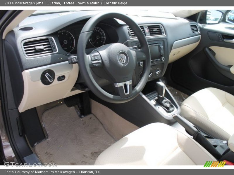 Toffee Brown Metallic / Cornsilk Beige 2014 Volkswagen Jetta SE Sedan