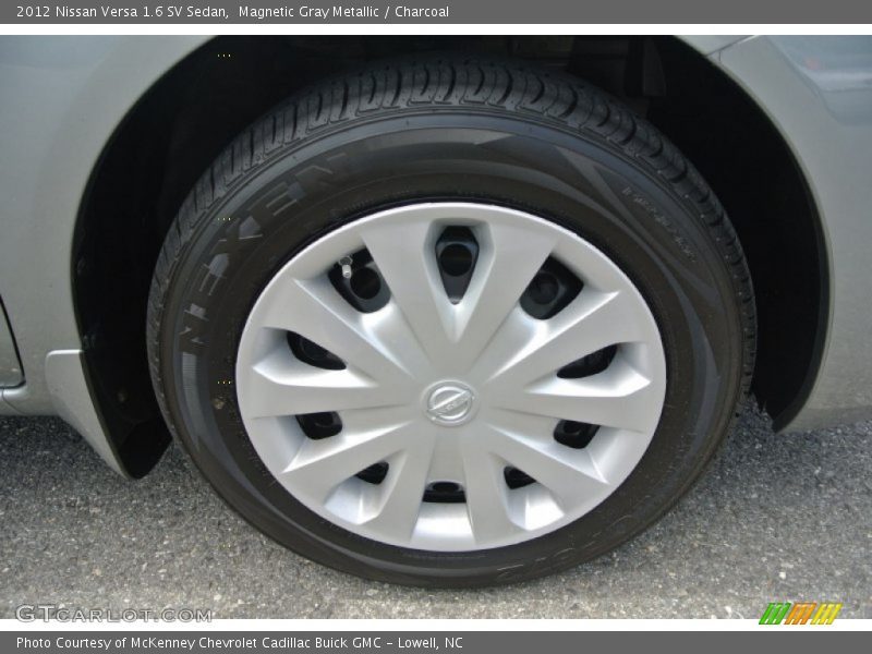 Magnetic Gray Metallic / Charcoal 2012 Nissan Versa 1.6 SV Sedan