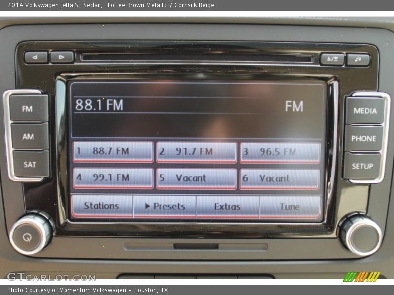 Toffee Brown Metallic / Cornsilk Beige 2014 Volkswagen Jetta SE Sedan