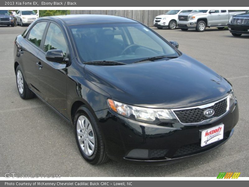 Ebony Black / Black 2013 Kia Forte EX