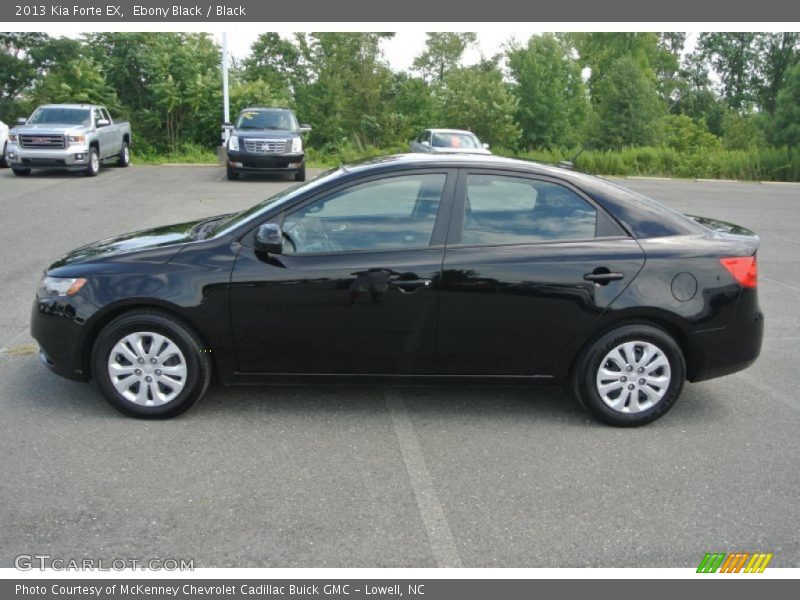 Ebony Black / Black 2013 Kia Forte EX