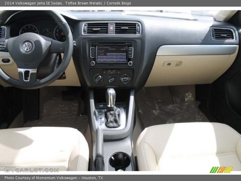 Toffee Brown Metallic / Cornsilk Beige 2014 Volkswagen Jetta SE Sedan