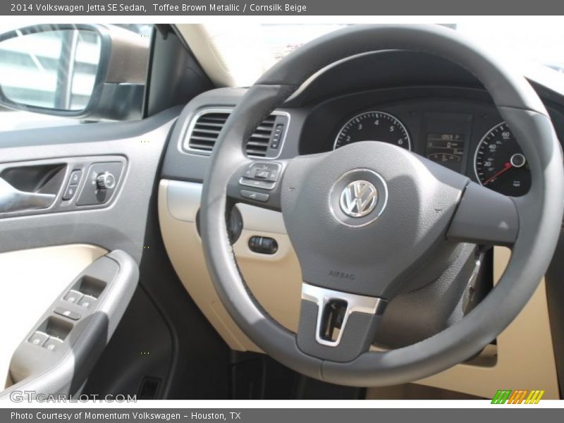 Toffee Brown Metallic / Cornsilk Beige 2014 Volkswagen Jetta SE Sedan