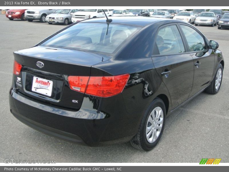 Ebony Black / Black 2013 Kia Forte EX