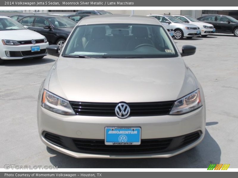 Moonrock Silver Metallic / Latte Macchiato 2014 Volkswagen Jetta S Sedan