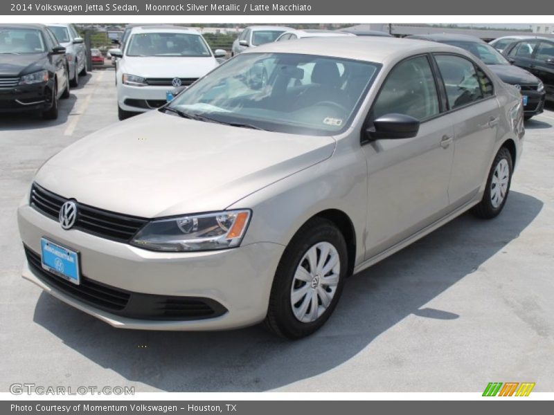 Moonrock Silver Metallic / Latte Macchiato 2014 Volkswagen Jetta S Sedan