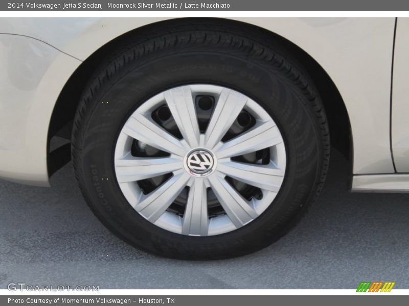 Moonrock Silver Metallic / Latte Macchiato 2014 Volkswagen Jetta S Sedan