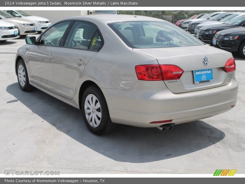Moonrock Silver Metallic / Latte Macchiato 2014 Volkswagen Jetta S Sedan