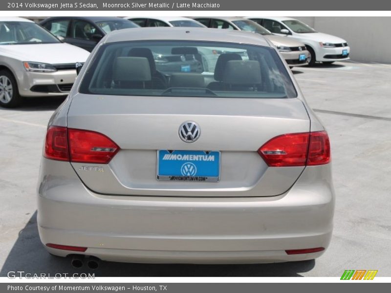 Moonrock Silver Metallic / Latte Macchiato 2014 Volkswagen Jetta S Sedan