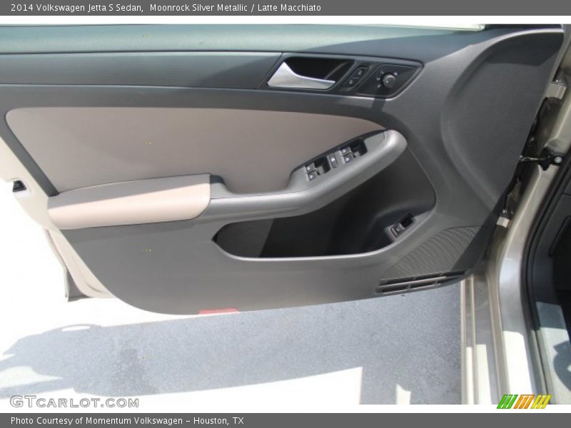 Moonrock Silver Metallic / Latte Macchiato 2014 Volkswagen Jetta S Sedan