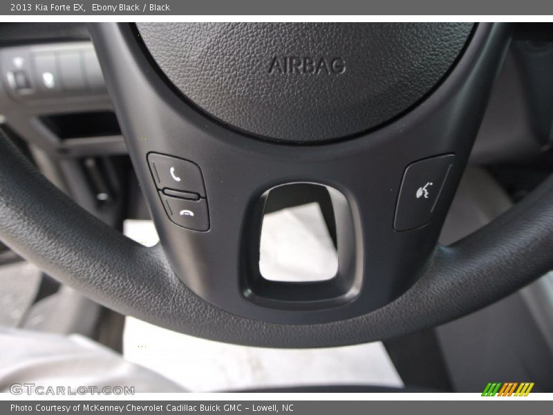 Ebony Black / Black 2013 Kia Forte EX