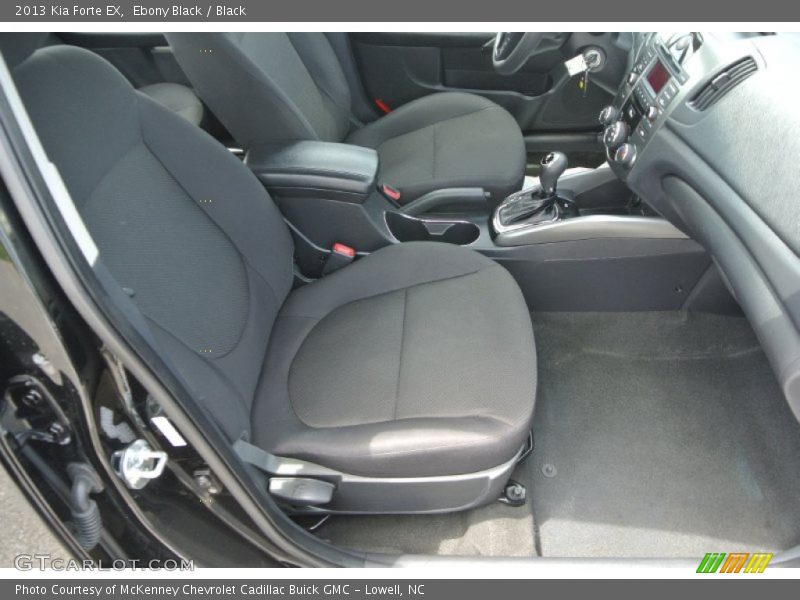 Ebony Black / Black 2013 Kia Forte EX