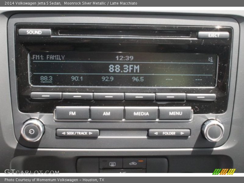 Moonrock Silver Metallic / Latte Macchiato 2014 Volkswagen Jetta S Sedan