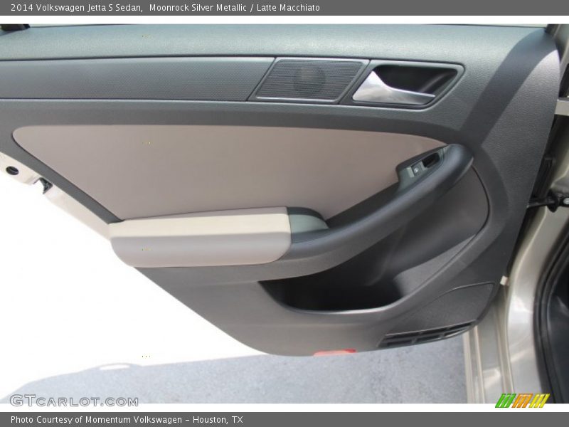 Moonrock Silver Metallic / Latte Macchiato 2014 Volkswagen Jetta S Sedan