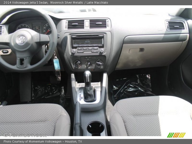 Moonrock Silver Metallic / Latte Macchiato 2014 Volkswagen Jetta S Sedan
