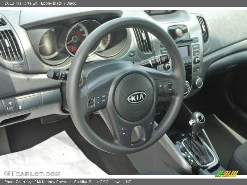 Ebony Black / Black 2013 Kia Forte EX