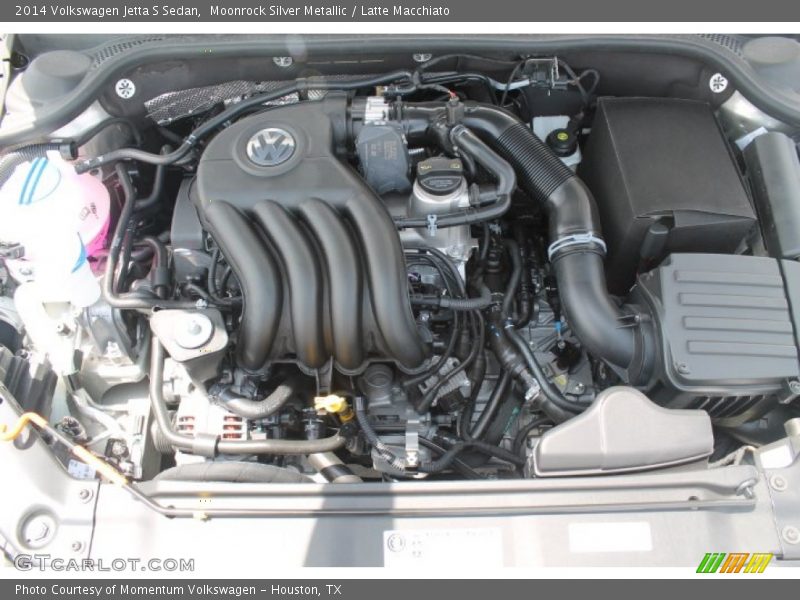 Moonrock Silver Metallic / Latte Macchiato 2014 Volkswagen Jetta S Sedan