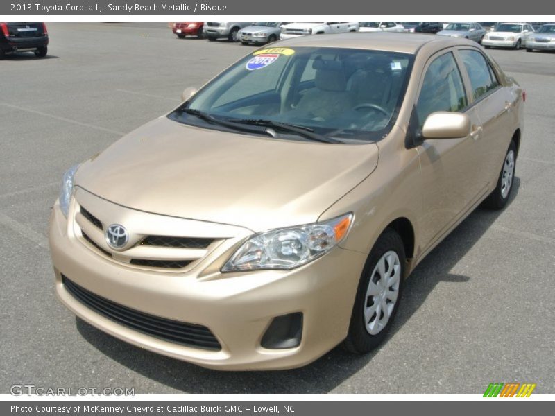 Sandy Beach Metallic / Bisque 2013 Toyota Corolla L