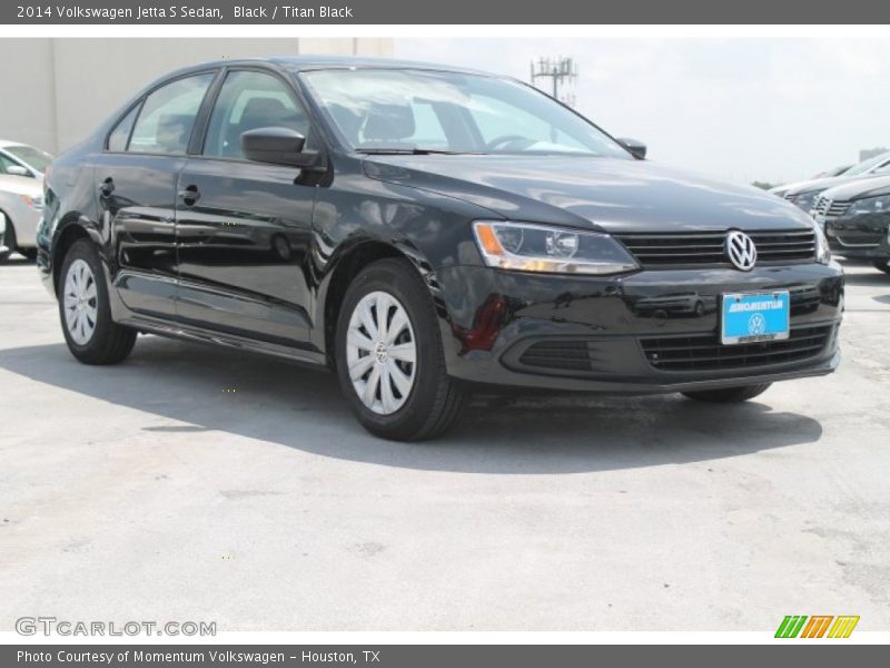 Black / Titan Black 2014 Volkswagen Jetta S Sedan