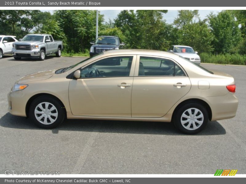 Sandy Beach Metallic / Bisque 2013 Toyota Corolla L