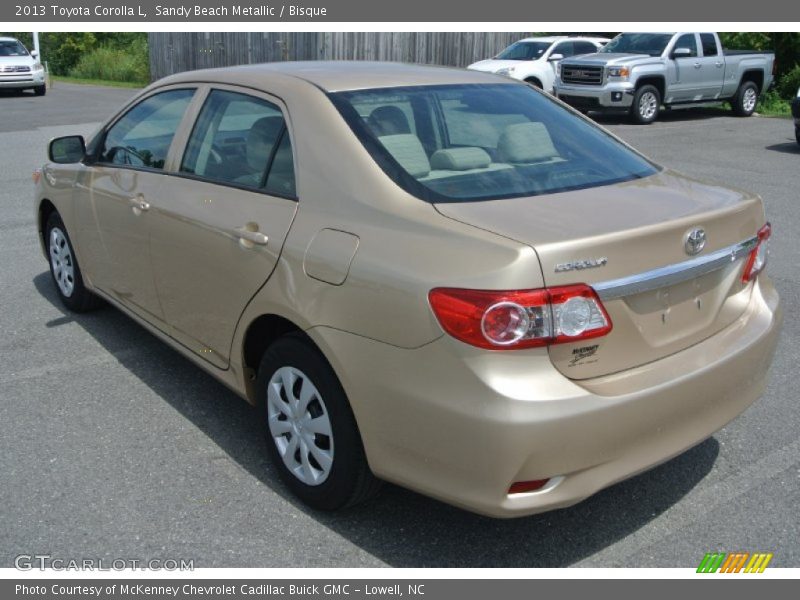 Sandy Beach Metallic / Bisque 2013 Toyota Corolla L