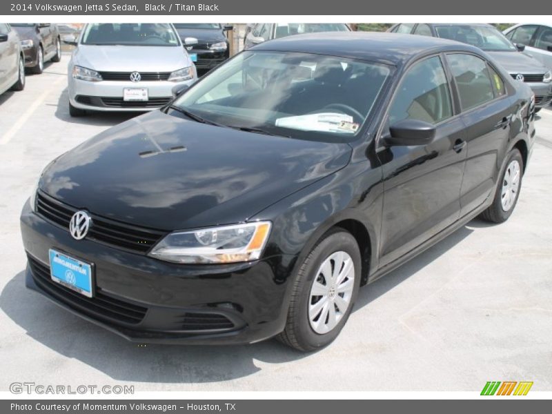 Black / Titan Black 2014 Volkswagen Jetta S Sedan