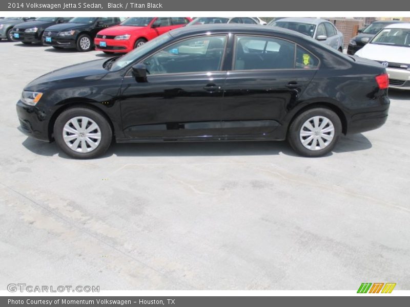 Black / Titan Black 2014 Volkswagen Jetta S Sedan