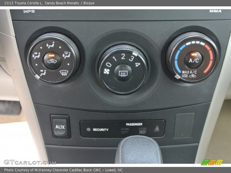 Sandy Beach Metallic / Bisque 2013 Toyota Corolla L
