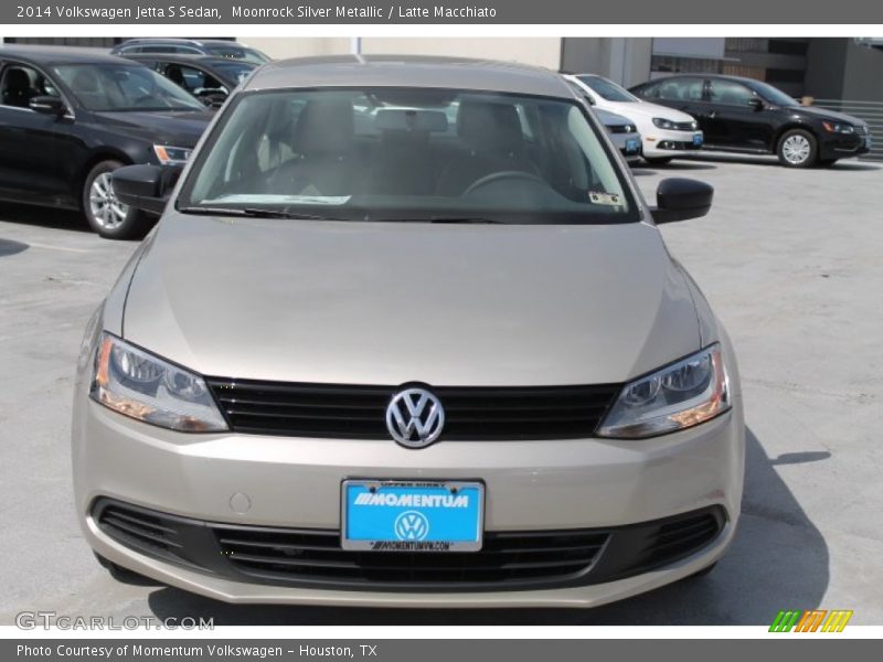 Moonrock Silver Metallic / Latte Macchiato 2014 Volkswagen Jetta S Sedan