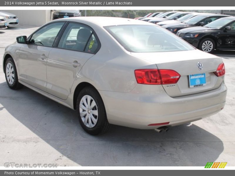 Moonrock Silver Metallic / Latte Macchiato 2014 Volkswagen Jetta S Sedan