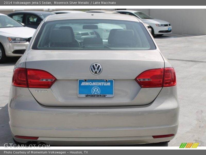 Moonrock Silver Metallic / Latte Macchiato 2014 Volkswagen Jetta S Sedan