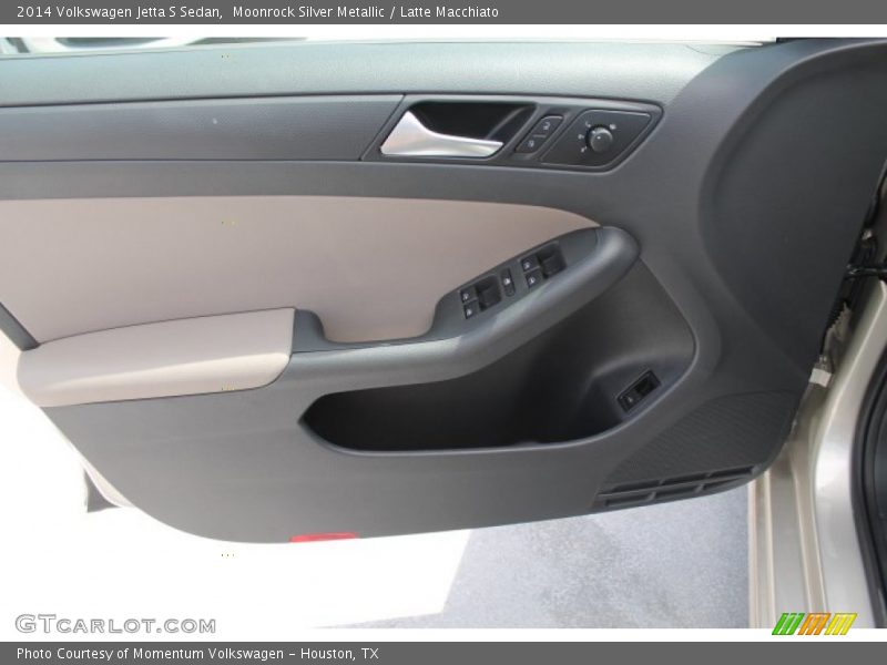 Moonrock Silver Metallic / Latte Macchiato 2014 Volkswagen Jetta S Sedan