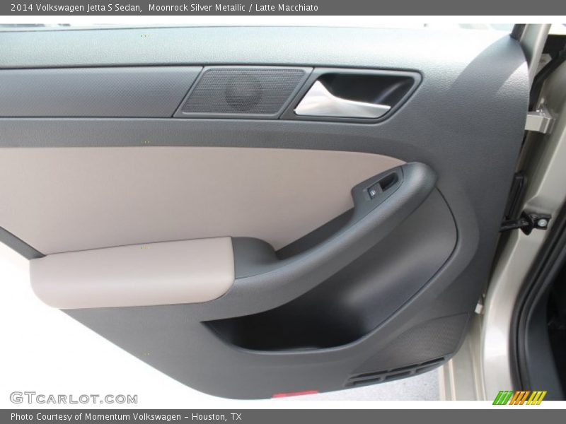 Moonrock Silver Metallic / Latte Macchiato 2014 Volkswagen Jetta S Sedan