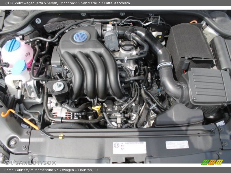 Moonrock Silver Metallic / Latte Macchiato 2014 Volkswagen Jetta S Sedan