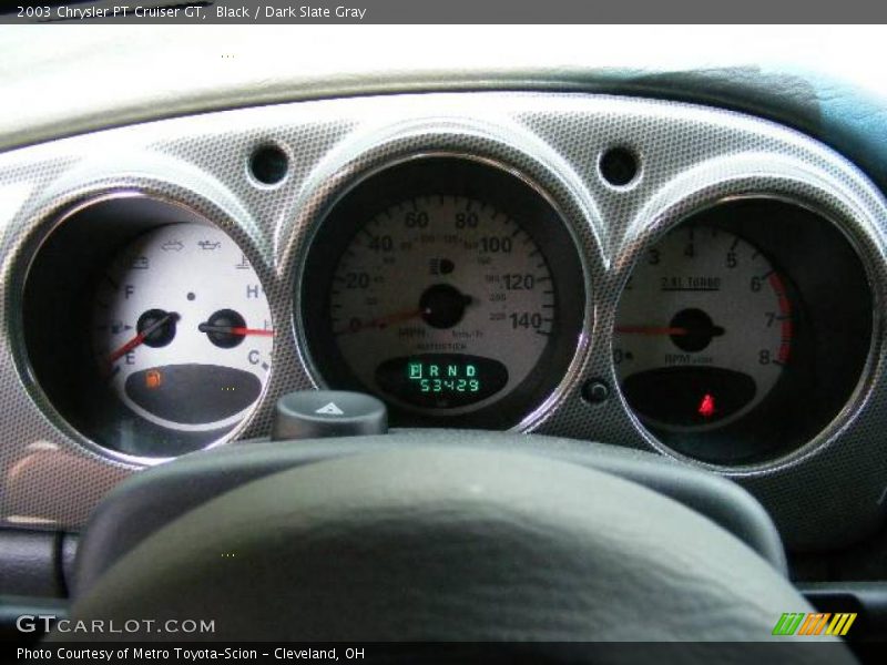 Black / Dark Slate Gray 2003 Chrysler PT Cruiser GT
