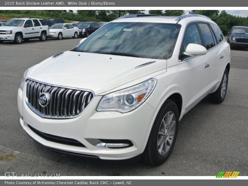 White Opal / Ebony/Ebony 2015 Buick Enclave Leather AWD