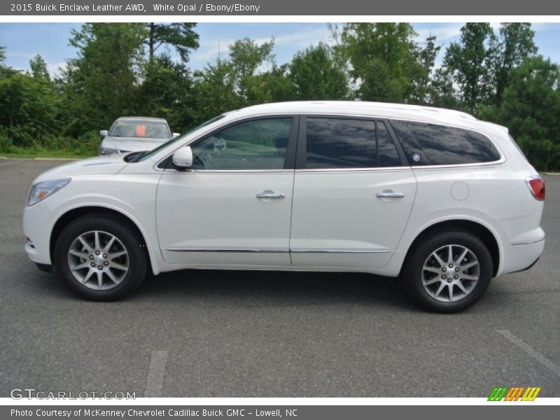 White Opal / Ebony/Ebony 2015 Buick Enclave Leather AWD