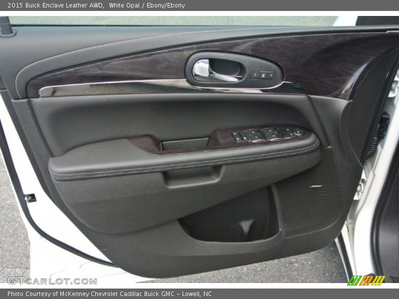 White Opal / Ebony/Ebony 2015 Buick Enclave Leather AWD