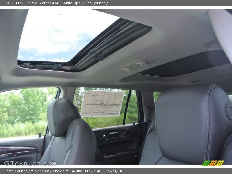 White Opal / Ebony/Ebony 2015 Buick Enclave Leather AWD