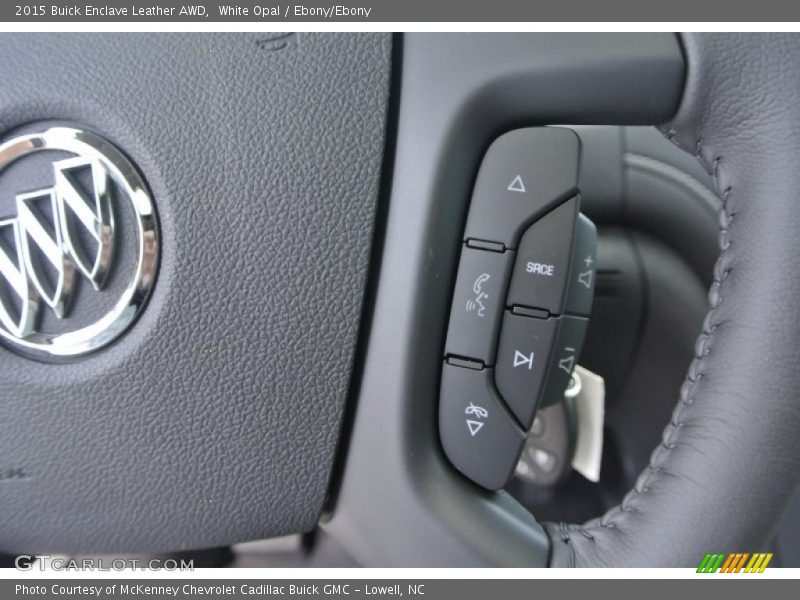 White Opal / Ebony/Ebony 2015 Buick Enclave Leather AWD